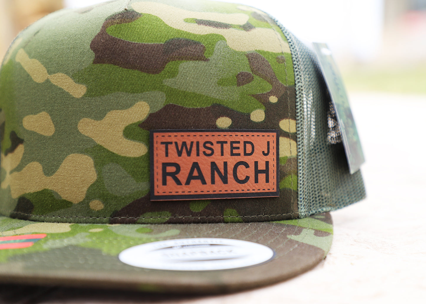 TJR - Leather Patch - Camo