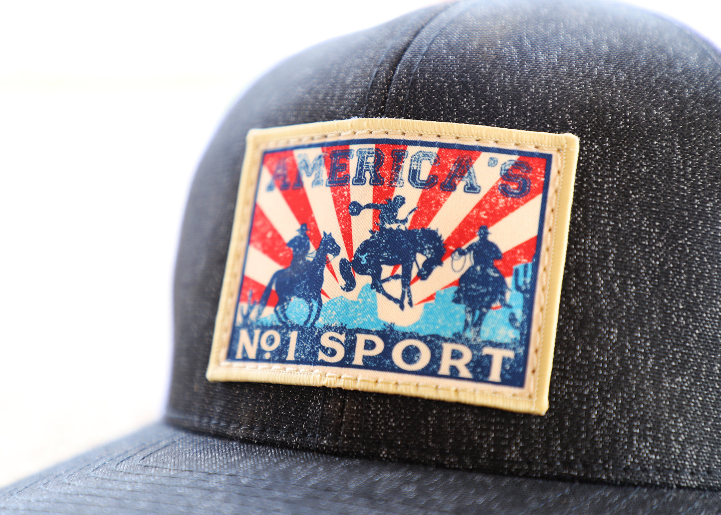 TJR - America's No1 Sport - Hthr Black/White