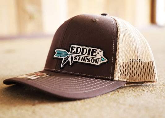 Eddie Stinson - Feather Arrow Patch - Brown/Khaki