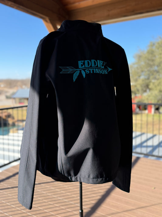 YOUTH - Blk Eddie Stinson Softshell Jacket