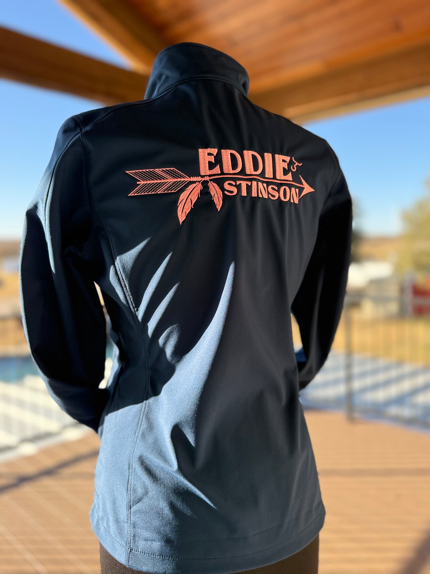 FITTED Womens Navy Softshell Jacket