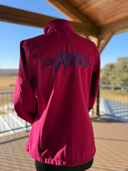 Fitted Womens Magenta Eddie Softshell Jacket