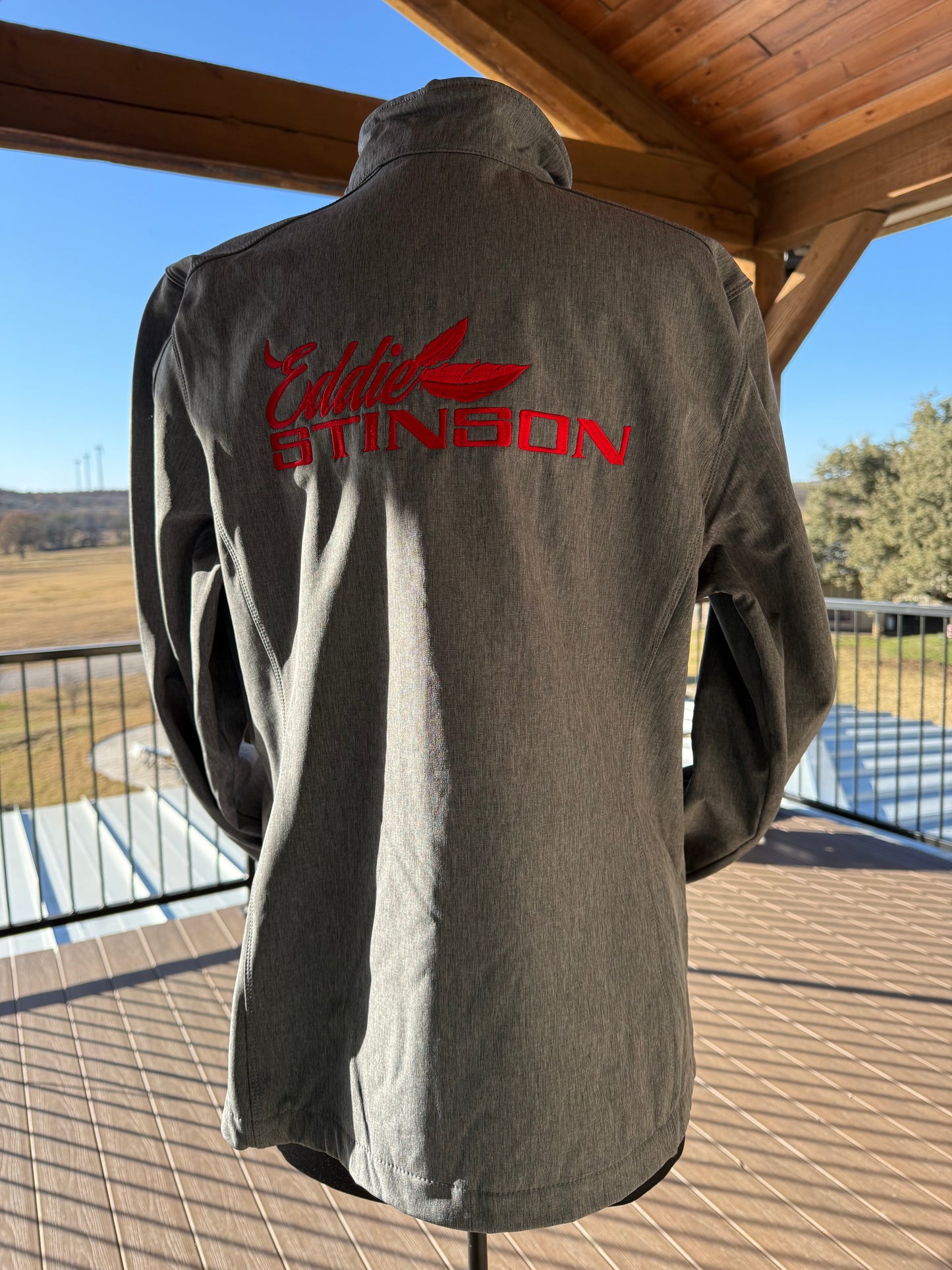 Fitted Womens Hthr Grey Softshell Jacket