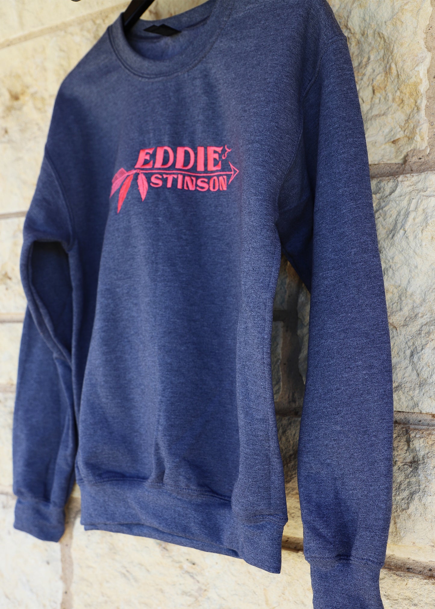 NEW - Sweatshirt - Denim/Pink