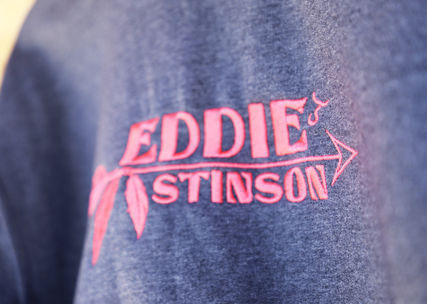 NEW - Sweatshirt - Denim/Pink