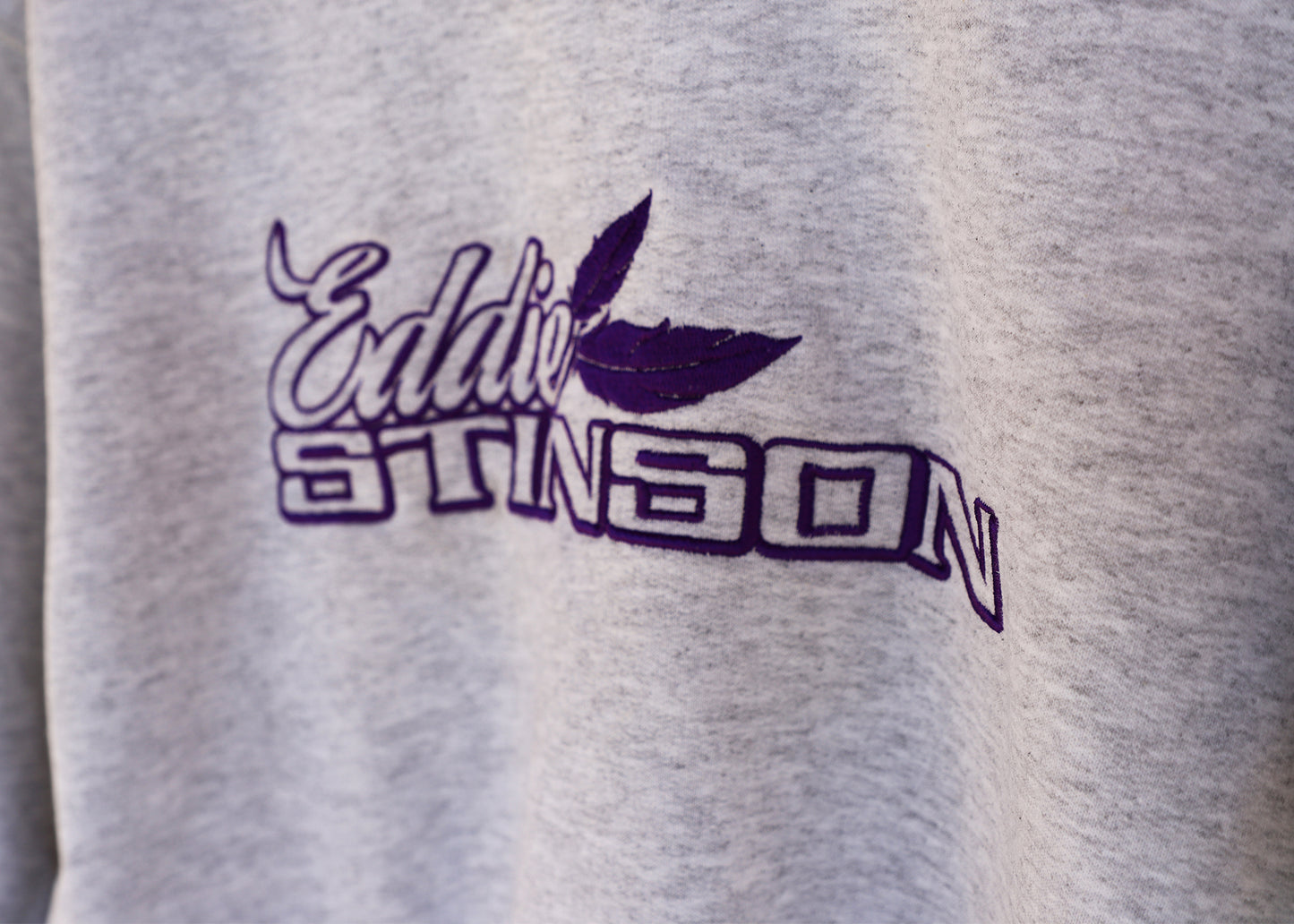 NEW - Sweatshirt - Ash/Purple