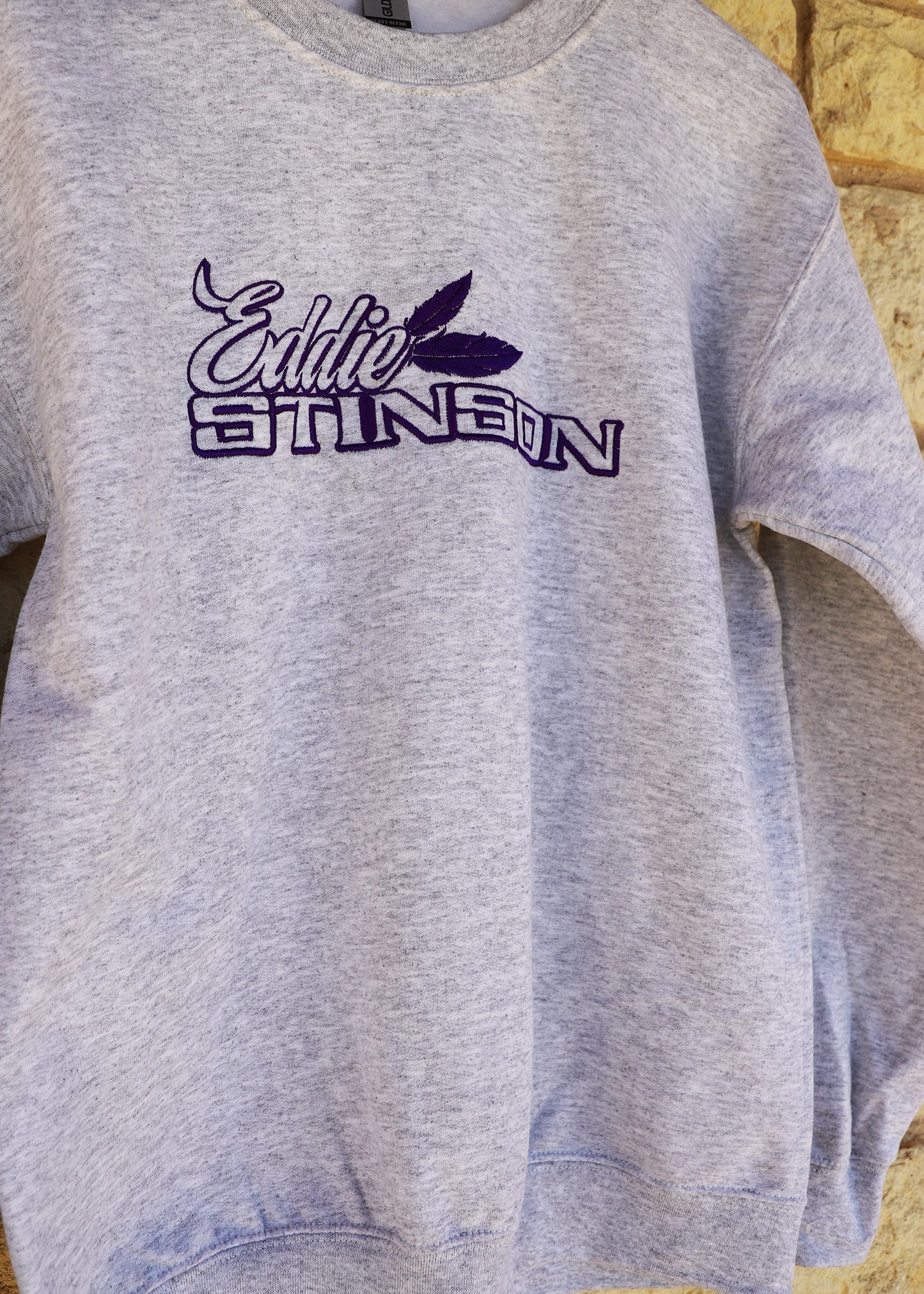 NEW - Sweatshirt - Ash/Purple