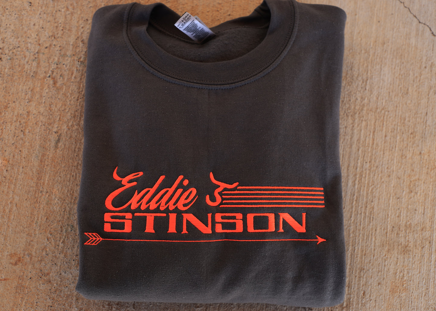 SALE - Sweatshirt - Charcoal/Orange