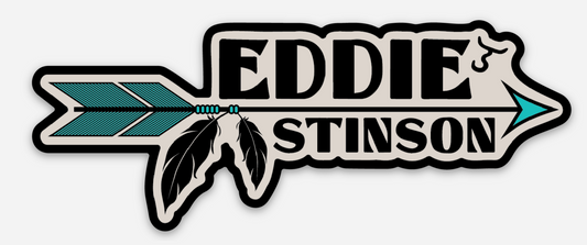 Arrow Feather Eddie Sticker